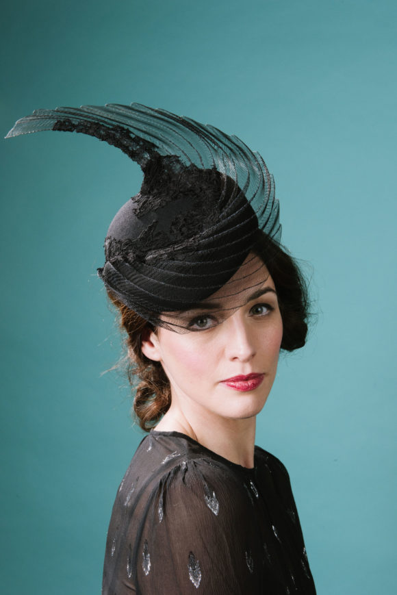 Black crin cap and swoosh